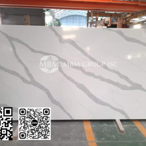 Đá nhân tạo gốc thạch anh vân Calacatta MBM15